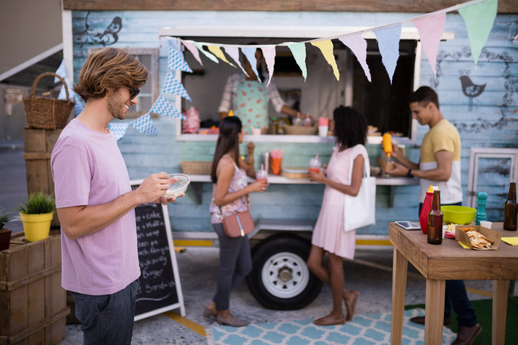 Food trucks for lunch are a great employee perk.