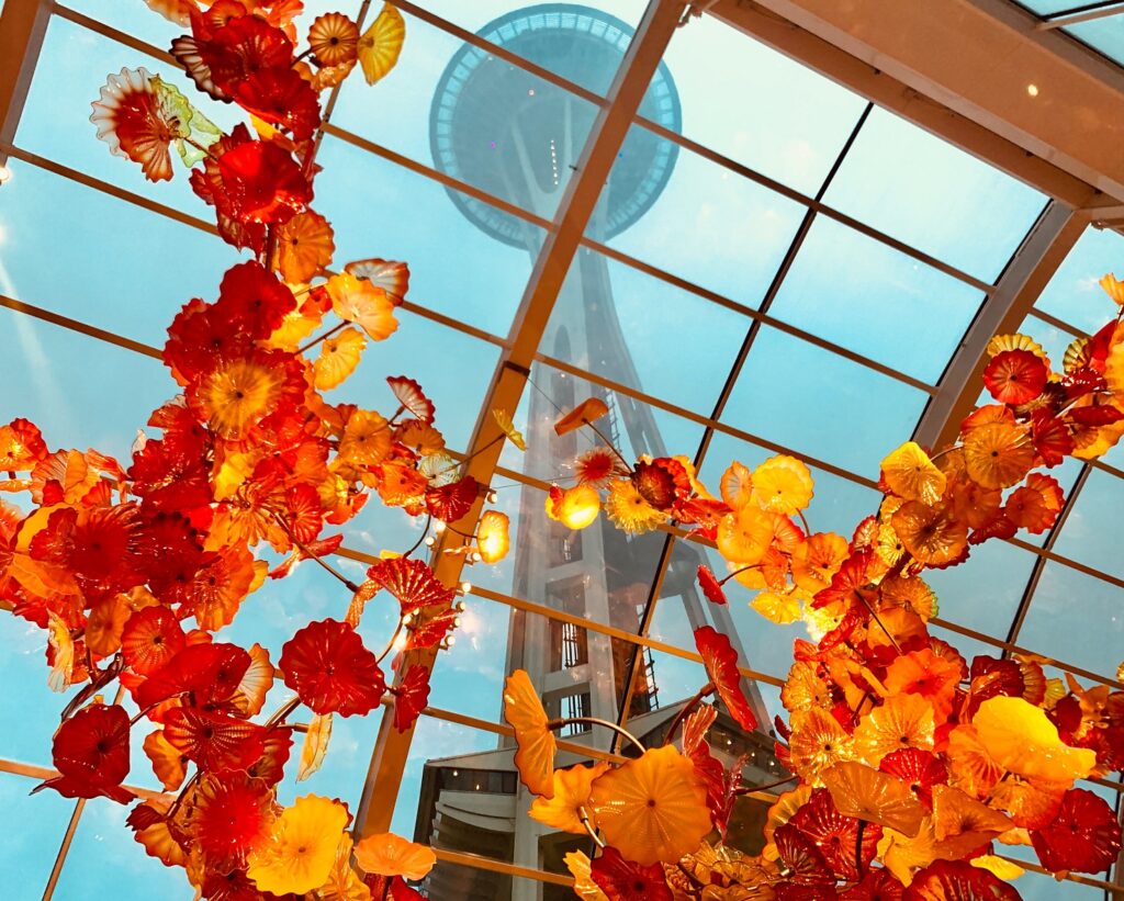 Visiting Chihuly Garden and Glass is one of the most popular activities for seniors in Seattle.