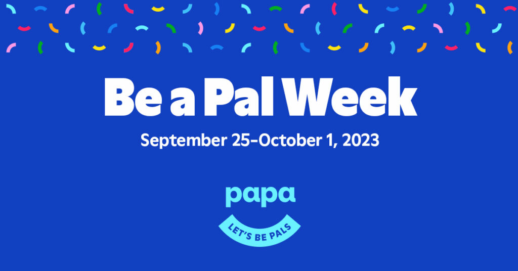 Be a Pal week banner.