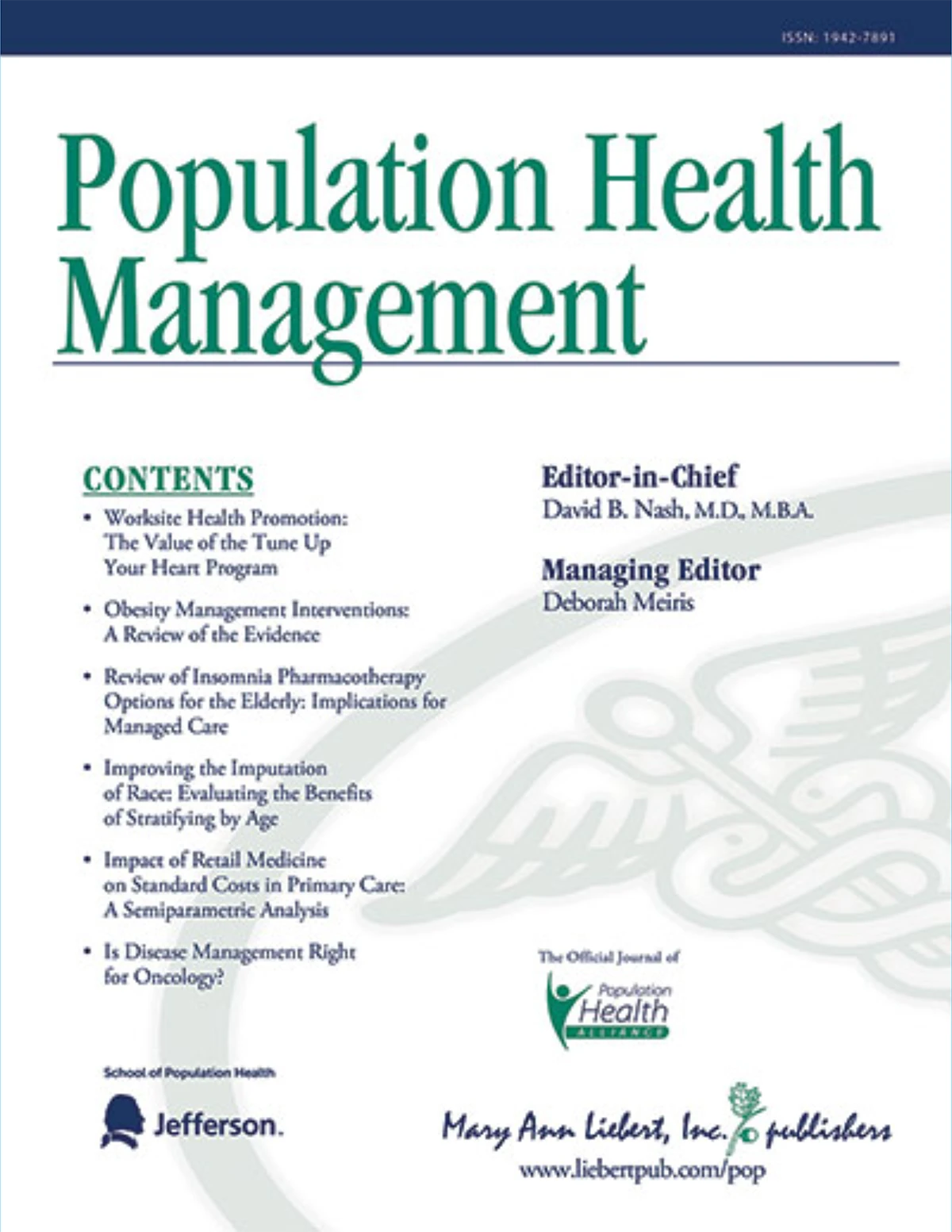 Population Health Management report.