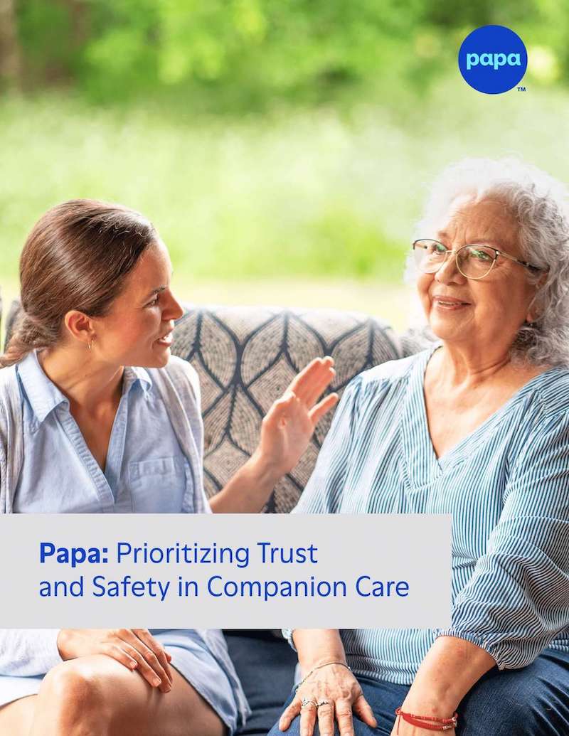 Papa: Prioritizing Trust and Safety in Companion Care