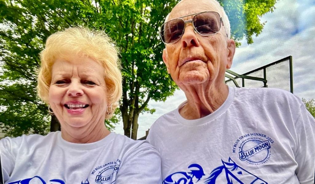 Norton Healthcare employee Sheila Geiger and her father Merl